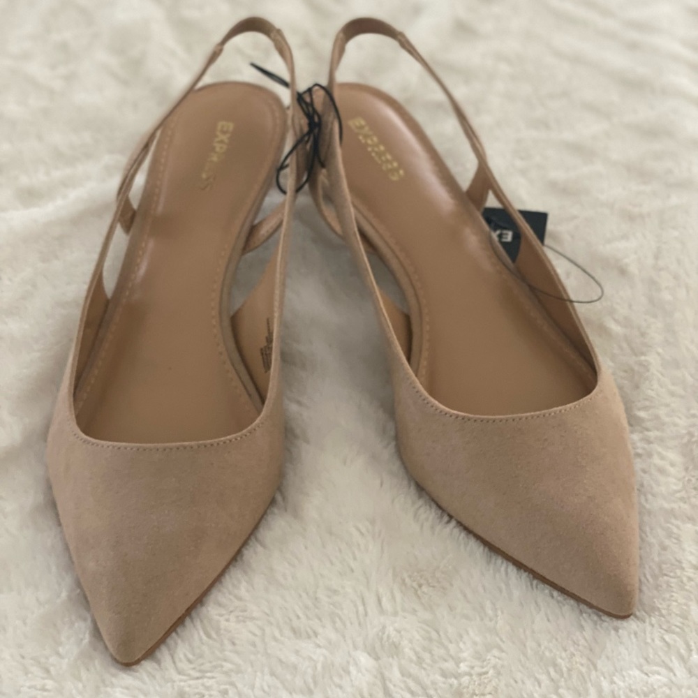 Slingback Kitty Heel